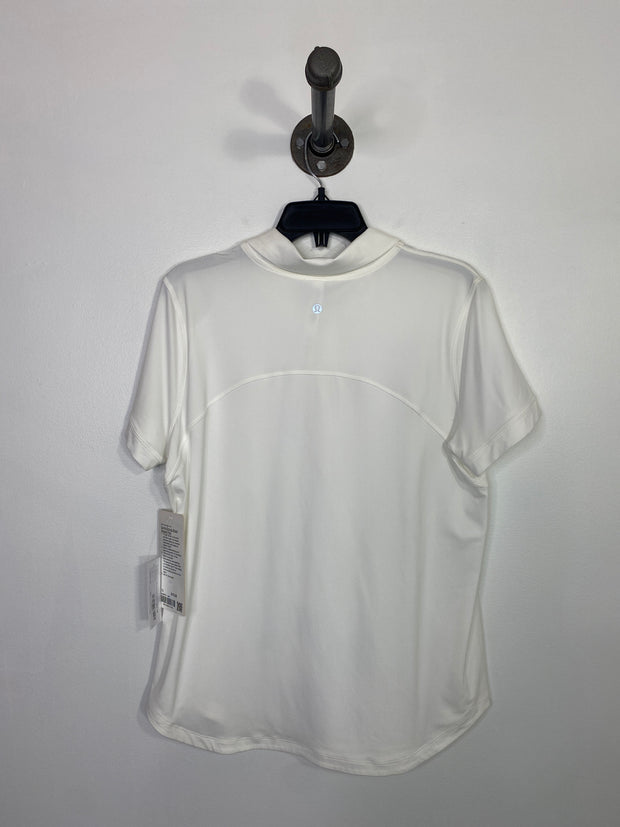 Lululemon White Polo T-Shirt