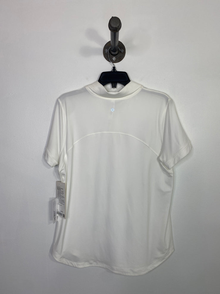 Lululemon White Polo T-Shirt