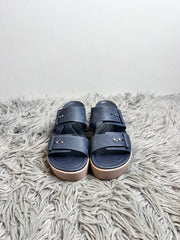 Crocs Navy Platform Sandals