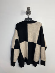 Ichi Blk/Beige Cardigan