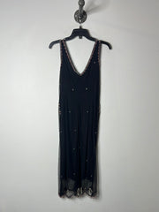 French C. Blk Beaded Dress