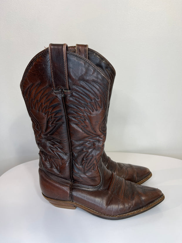 Amazonas Brown Cowboy Boots