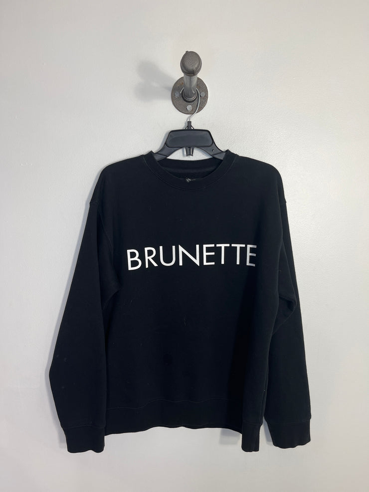 Brunette Blk BRUNETTE Crewneck