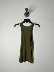 Free People Olive Long Tank