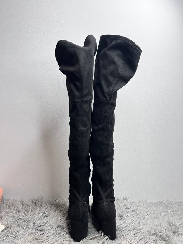 Call It S.Blk Thigh-High Boots