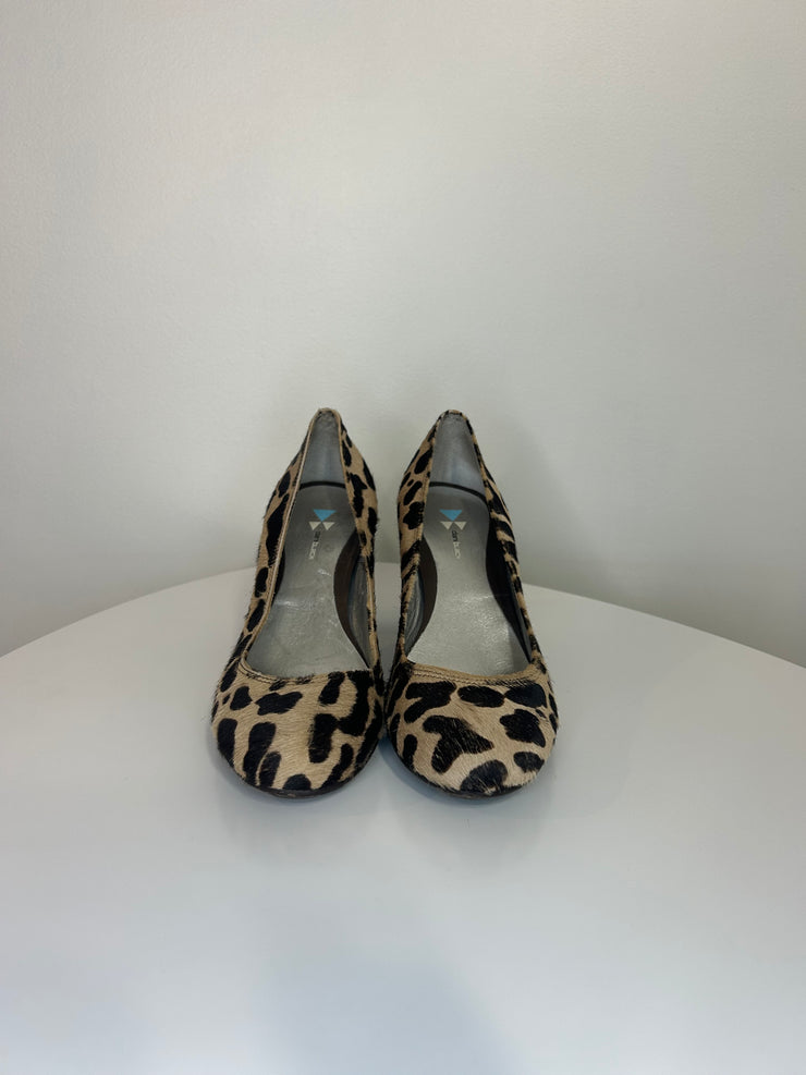 Daniblack Animal Print Heels