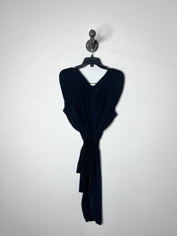 Laurel Black Silk Dress