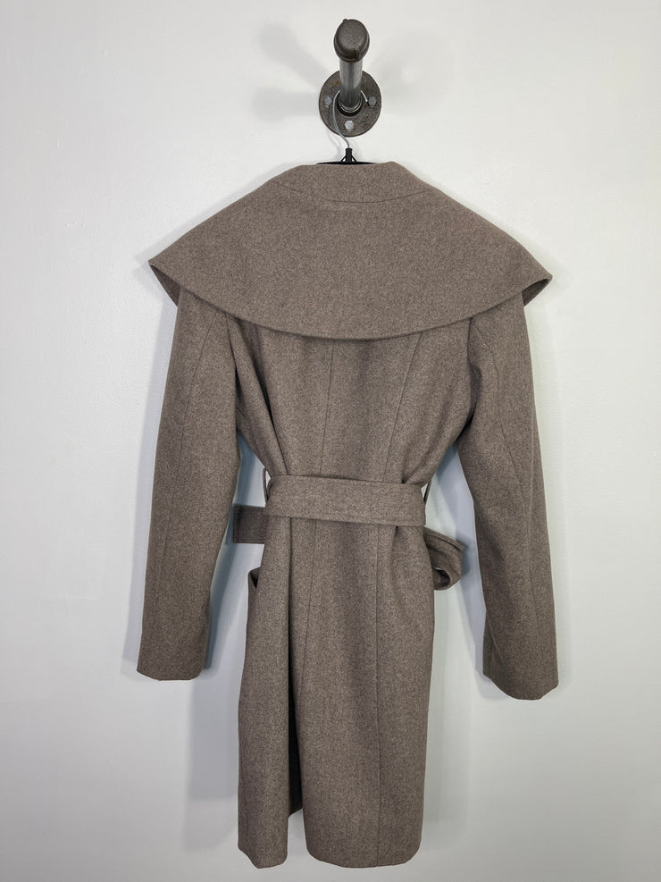 Merona Brown Tie Trench Coat