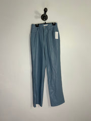 Oak & Fort Blue Pleather Pants