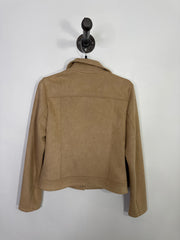 Le Chateau Tan Suede Shacket