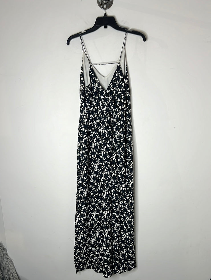 Loft Navy/Beige Maxi Dress