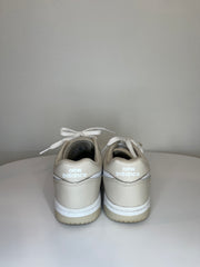 New Balance Beige/Wht Sneakers