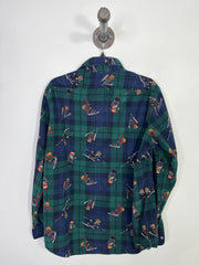Ralph L. Grn/Bl Bear Button Up