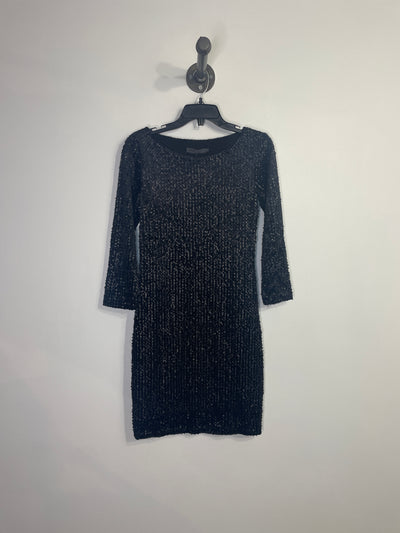 Minimum Blk Lsv Sequin Dress