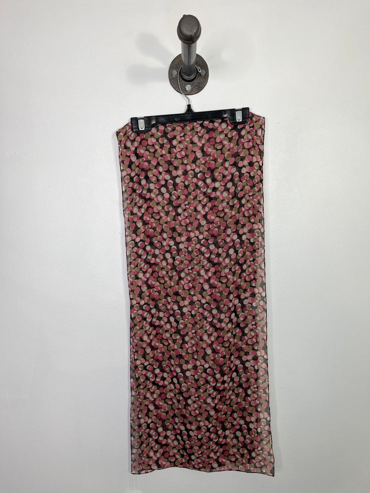 No Brand Blk/Pnk Scarf