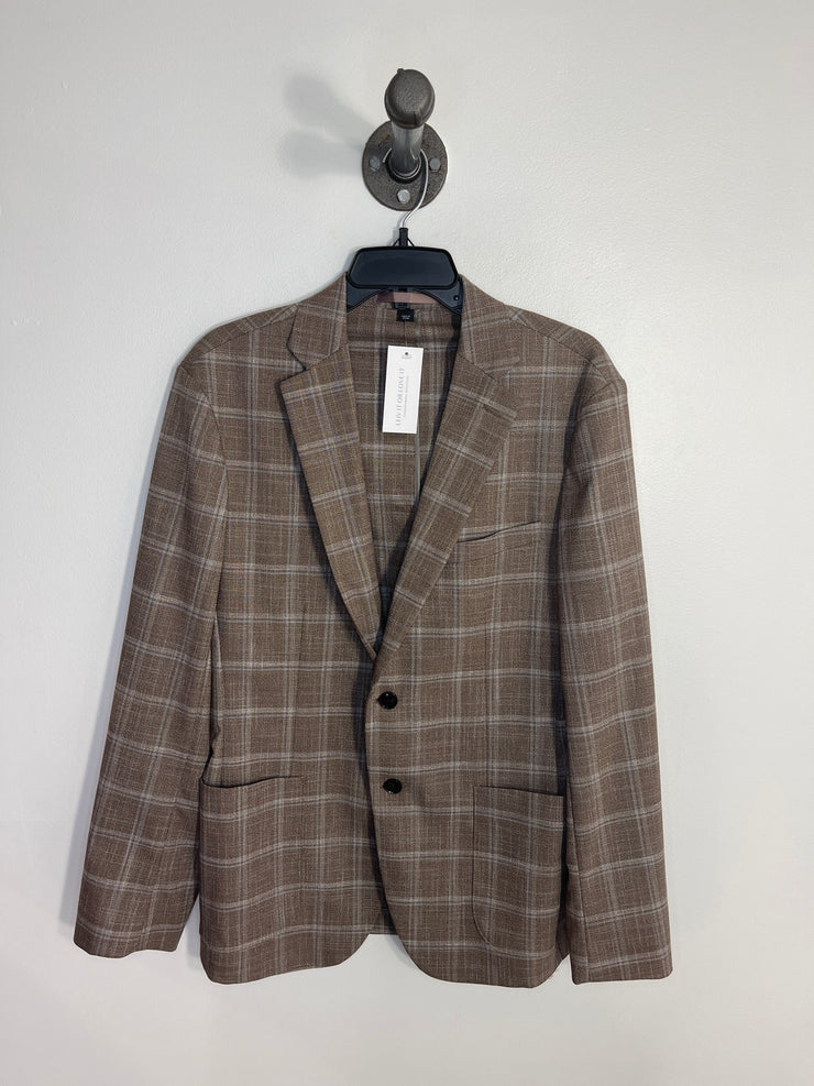 RW&CO Brown Plaid Blazer