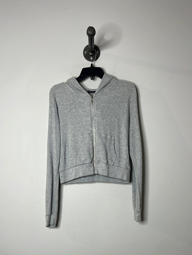 Brandy Melville Grey Zip-Up