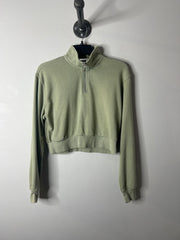 TNA Green Crop Sweatshirt