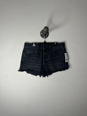 Free People Blk Denim Shorts