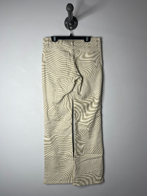 Divided Cream Wave Pant