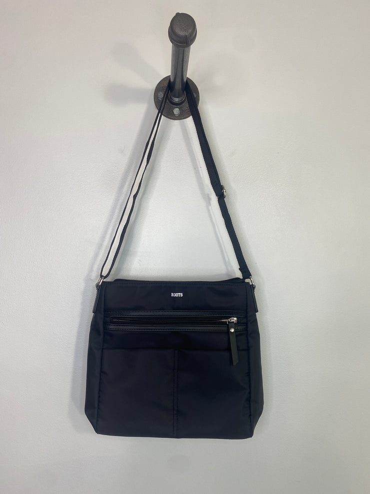 Roots Black Crossbody Purse
