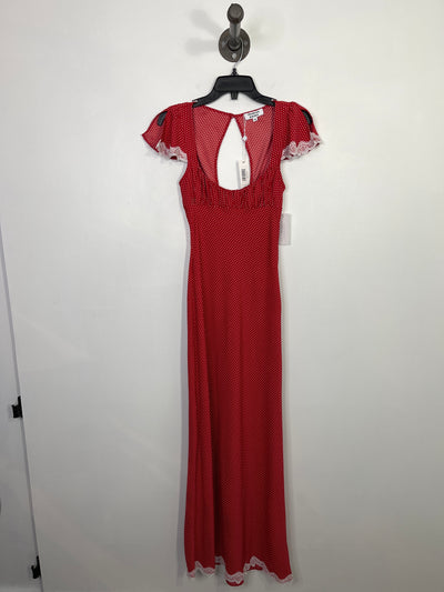 Frankies B. Red Polka Dot Maxi