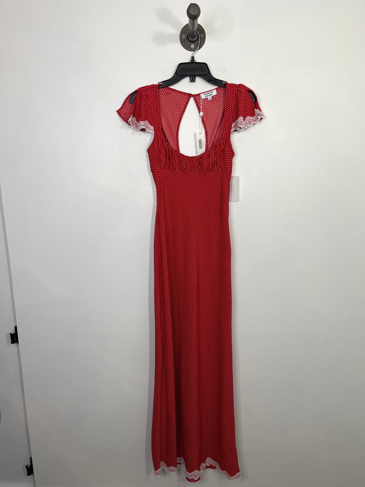 Frankies B. Red Polka Dot Maxi