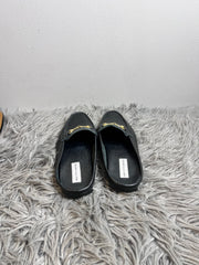 Saks Fift Ave Black Mules