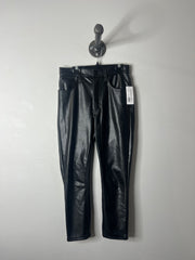 Abercrombie Blk Leather Pants