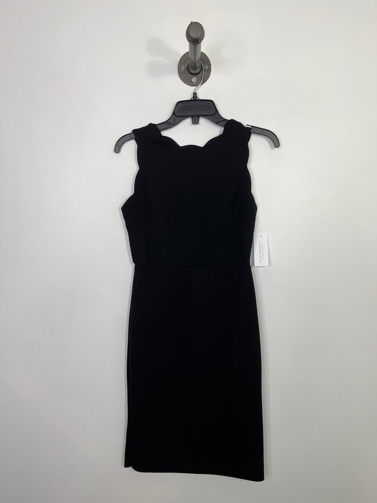 Monteau Black Midi Dress