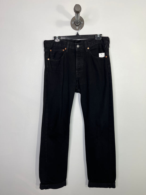 Levi's Black Straight Jeans