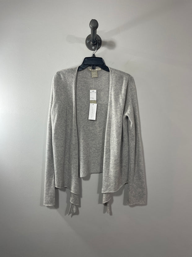 Joan Vass Cashmere Grey Cardi