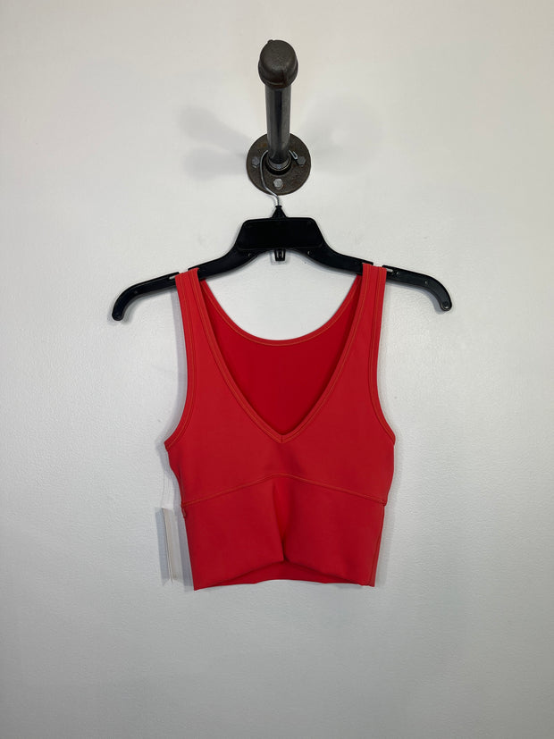 Lululemon Red Cropped Tank