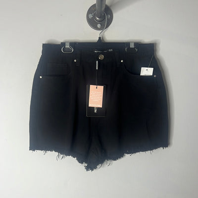 P.L.T Black Denim Shorts