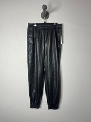 Babaton Black Leather Pants