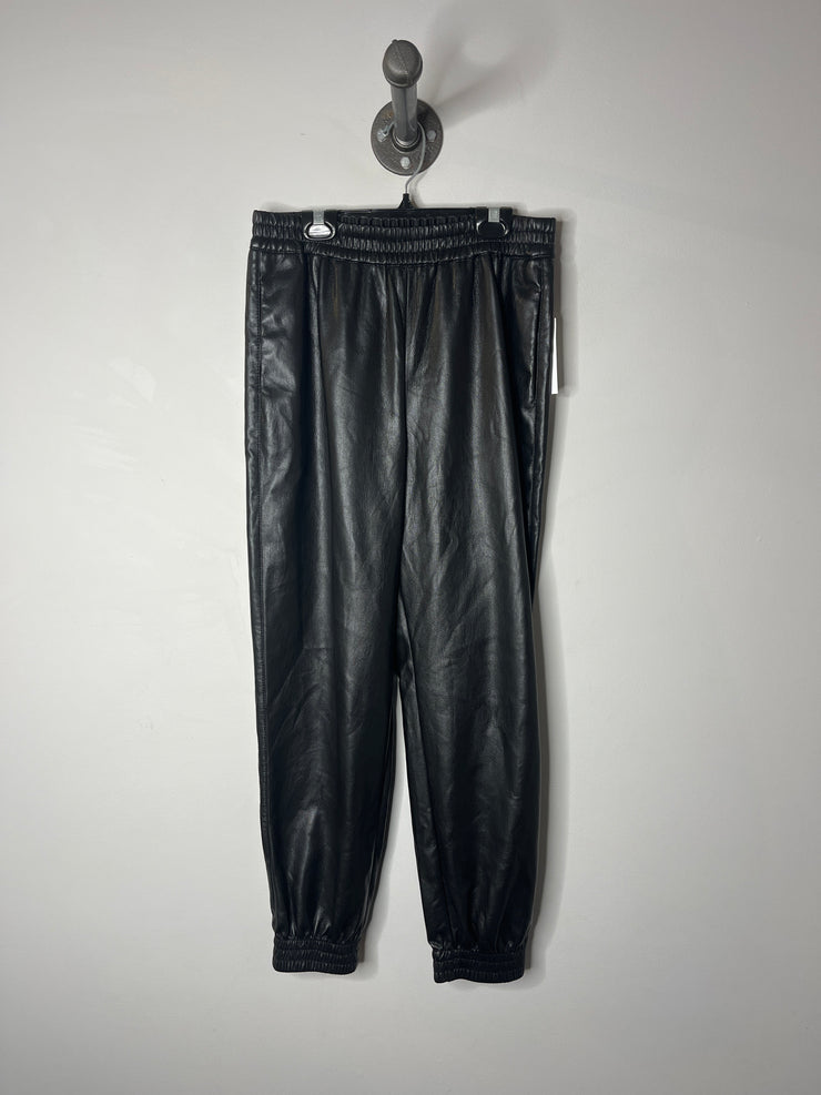 Babaton Black Leather Pants