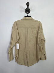 Dynamite Beige Button-Up