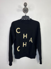 Ell And Emm Blk/Crm Crewneck