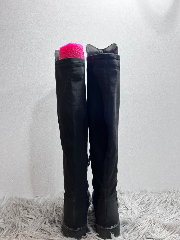 Nine West Blk High Boots