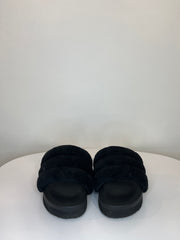 H&M Black Slip-On Slippers