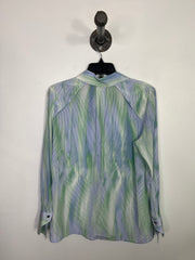 Boss Blue/Grn Lsv Button Up