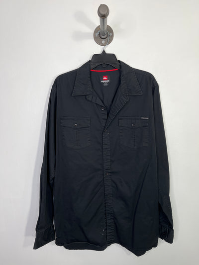 Quiksilver Black Button Up