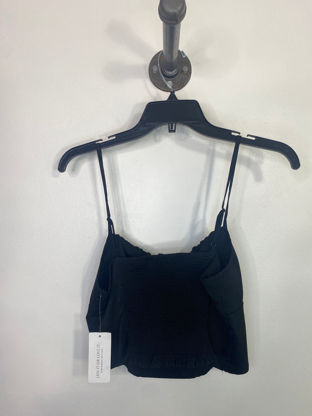 Dynamite Black Cropped Tank