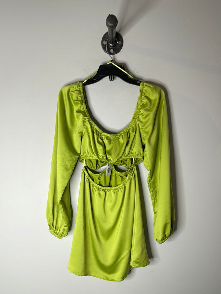 Dynamite Green Lsv Dress