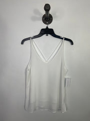 Golden Live White Flowy Tank