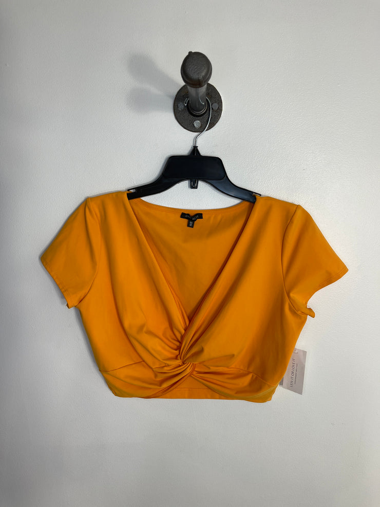 Dynamite Orange Crop Top
