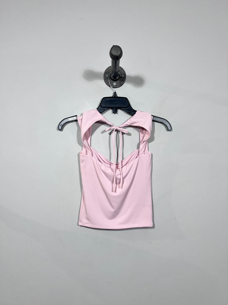 Garage Pink Squareneck Tank