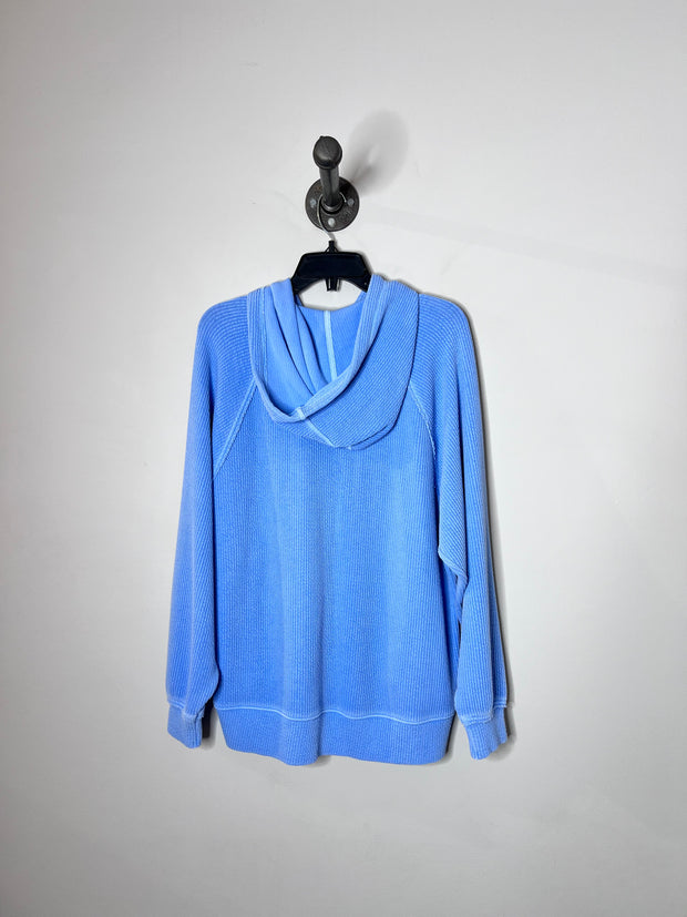 Aerie Oversize Blue Zip-Up