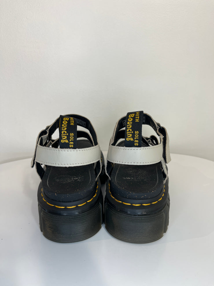 Dr. M. Beige Platform Sandals