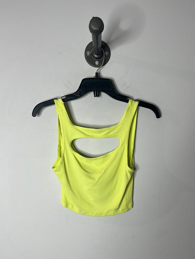 Lululemon Yellow Cut Out Tank